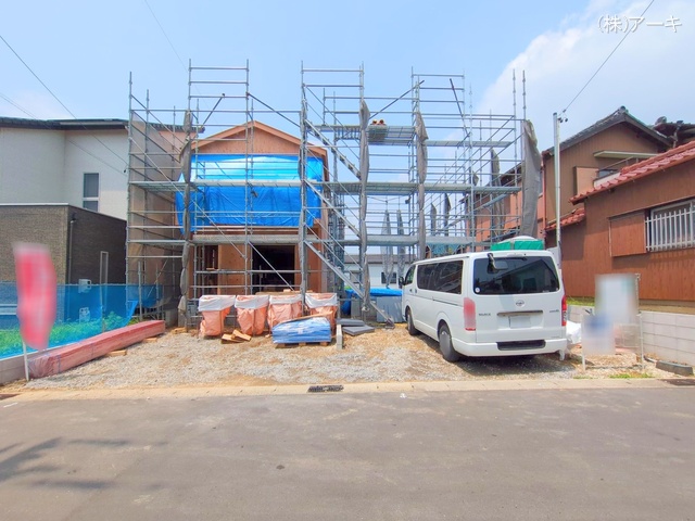 愛知県高浜市春日町７丁目の新築戸建て上棟写真 2025年7月2日撮影