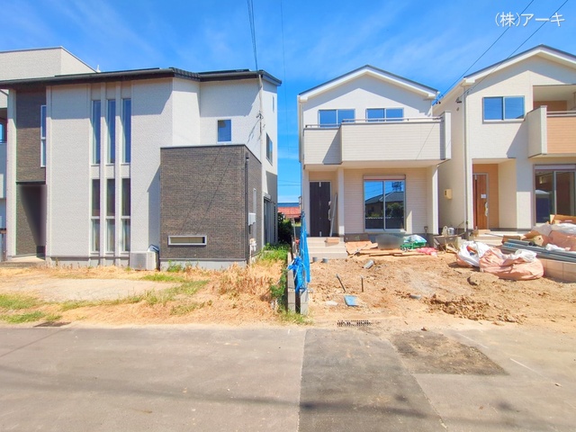 愛知県高浜市春日町７丁目の新築戸建て外構写真 2025年8月17日撮影