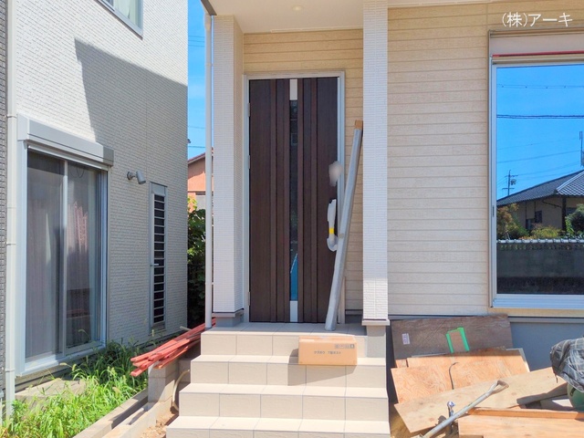 愛知県高浜市春日町７丁目の新築戸建て外構写真 2025年8月17日撮影