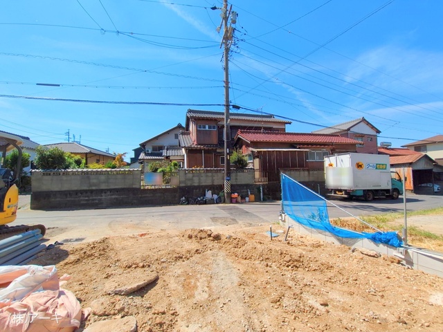 愛知県高浜市春日町７丁目の新築戸建て外構写真 2025年8月17日撮影