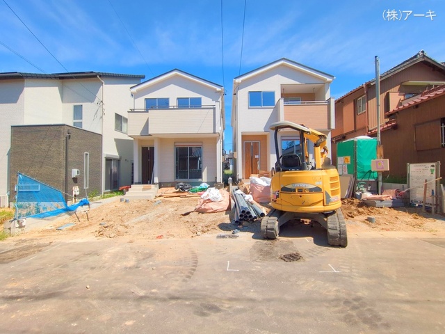 愛知県高浜市春日町７丁目の新築戸建て外構写真 2025年8月17日撮影