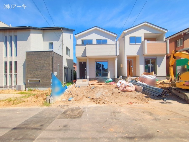 愛知県高浜市春日町７丁目の新築戸建て外構写真 2025年8月17日撮影