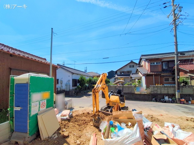 愛知県高浜市春日町７丁目の新築戸建て外構写真 2025年8月17日撮影