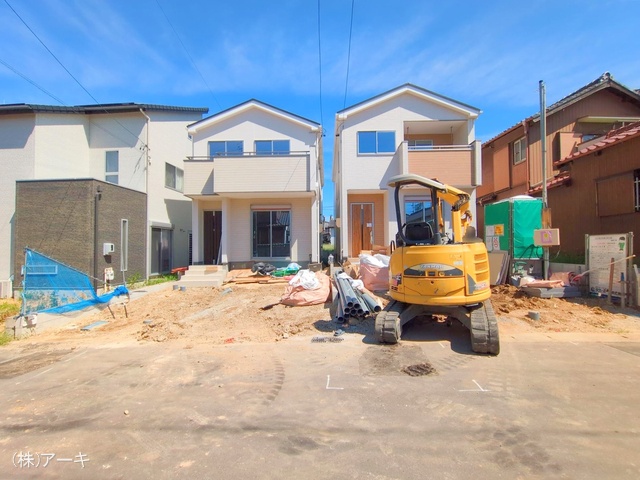 愛知県高浜市春日町７丁目の新築戸建て外構写真 2025年8月17日撮影