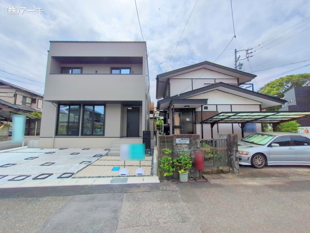 愛知県大府市半月町４丁目の新築戸建て完成写真 2025年6月25日撮影