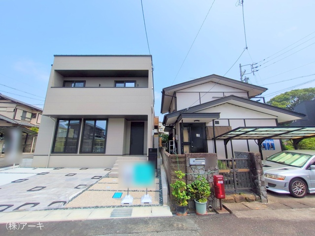 愛知県大府市半月町４丁目の新築戸建て完成写真 2025年7月8日撮影