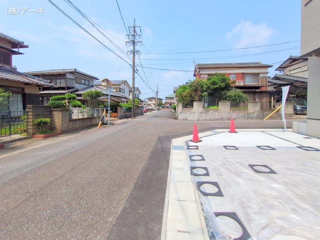 愛知県大府市半月町４丁目の新築戸建て完成写真 2025年7月8日撮影