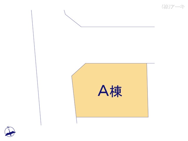 愛知県大府市半月町４丁目の新築戸建て全体区画図 ※図面と異なる場合は現況を優先