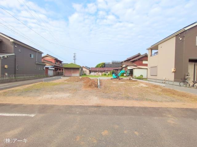 愛知県知多市八幡字荒井の新築戸建て更地・土地写真 2025年7月6日撮影