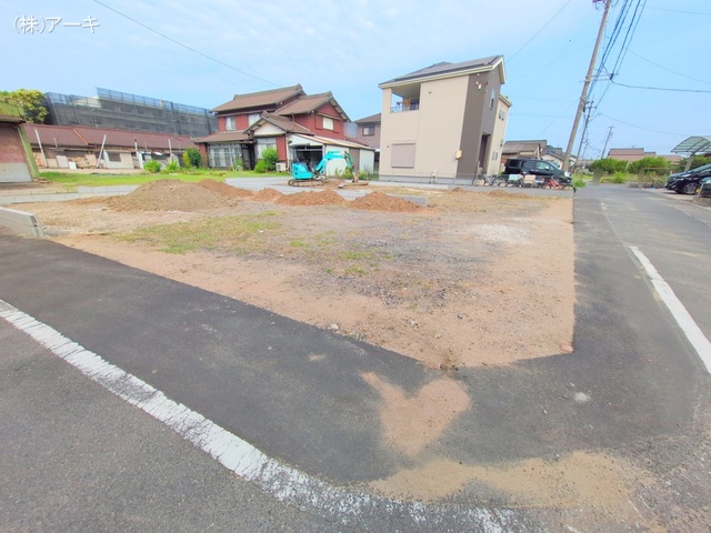 愛知県知多市八幡字荒井の新築戸建て更地・土地写真 2025年7月6日撮影