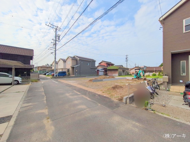 愛知県知多市八幡字荒井の新築戸建て更地・土地写真 2025年7月6日撮影