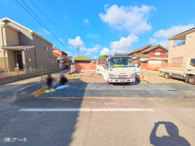 愛知県知多市八幡字荒井の新築戸建て更地・土地写真 2025年7月21日撮影