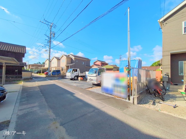 愛知県知多市八幡字荒井の新築戸建て更地・土地写真 2025年7月21日撮影