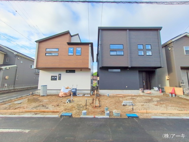 愛知県知多市八幡字荒井の新築戸建て外構写真 2025年10月15日撮影