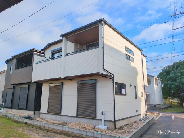 愛知県知多市八幡字荒井の新築戸建て外構写真 2025年10月15日撮影