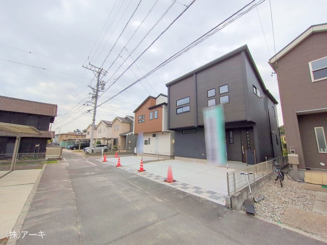 愛知県知多市八幡字荒井の新築戸建て完成写真 2025年11月12日撮影