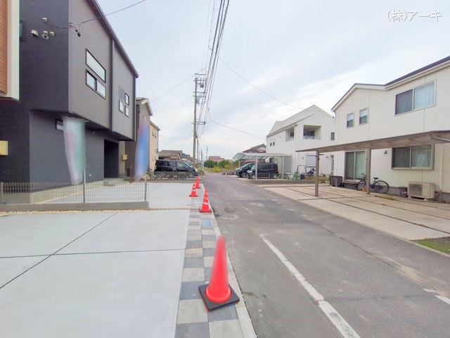 愛知県知多市八幡字荒井の新築戸建て完成写真 2025年11月12日撮影