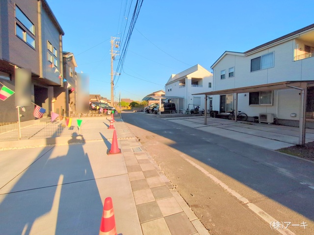 愛知県知多市八幡字荒井の新築戸建て完成写真 2025年11月19日撮影