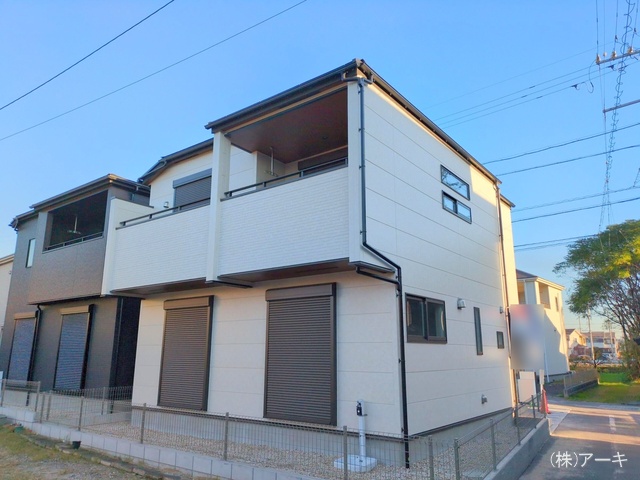 愛知県知多市八幡字荒井の新築戸建て完成写真 2025年11月19日撮影