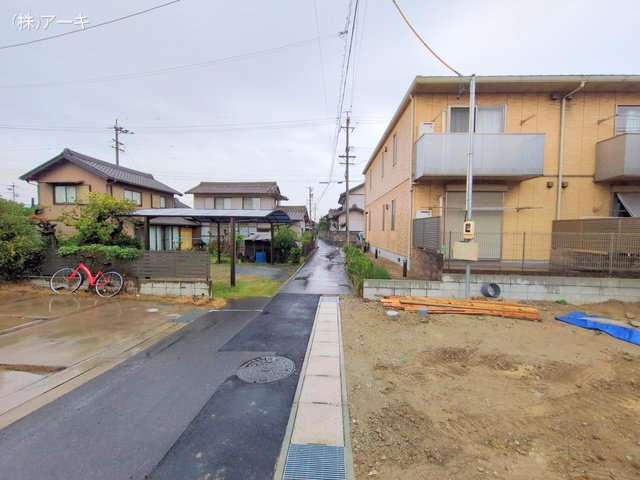 愛知県知多市八幡字堀切の新築戸建て外構写真 2025年10月21日撮影