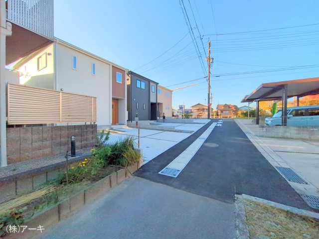 愛知県知多市八幡字堀切の新築戸建て完成写真 2025年11月19日撮影