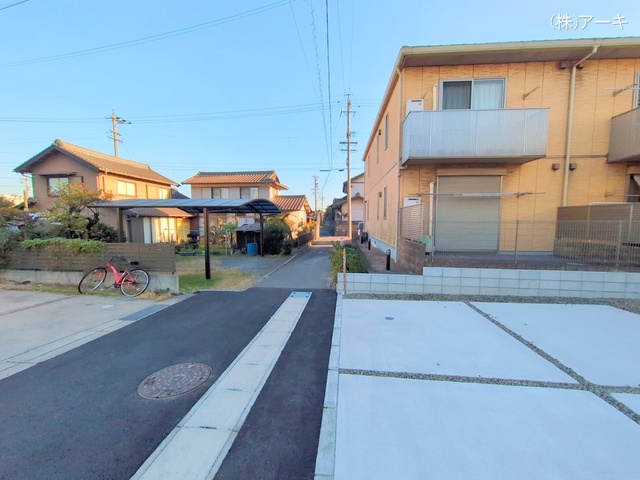 愛知県知多市八幡字堀切の新築戸建て完成写真 2025年11月19日撮影