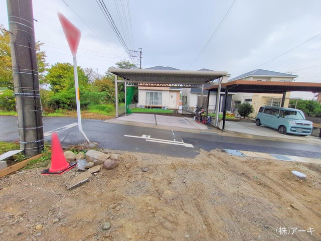 愛知県知多市八幡字堀切の新築戸建て外構写真 2025年10月21日撮影