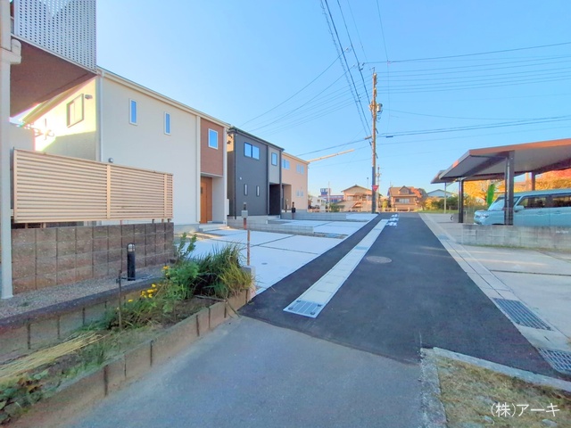 愛知県知多市八幡字堀切の新築戸建て完成写真 2025年11月19日撮影