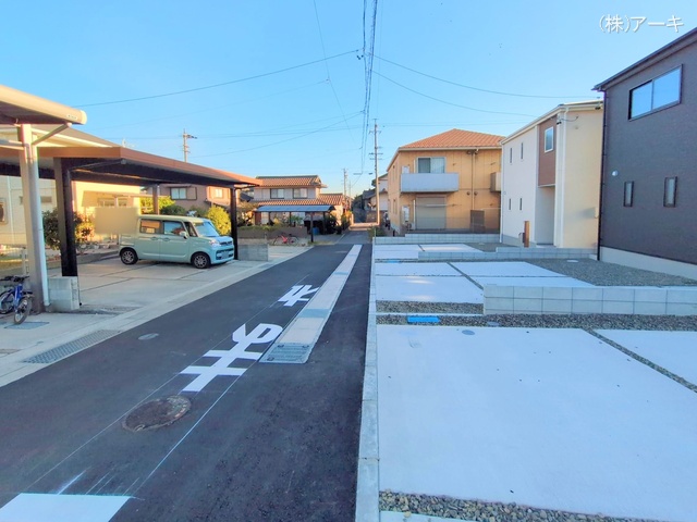 愛知県知多市八幡字堀切の新築戸建て完成写真 2025年11月19日撮影