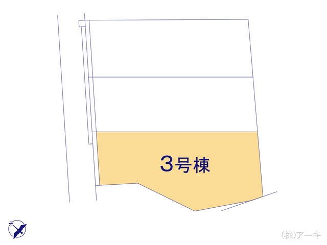 愛知県知多市八幡字堀切の新築戸建て全体区画図 ※図面と異なる場合は現況を優先