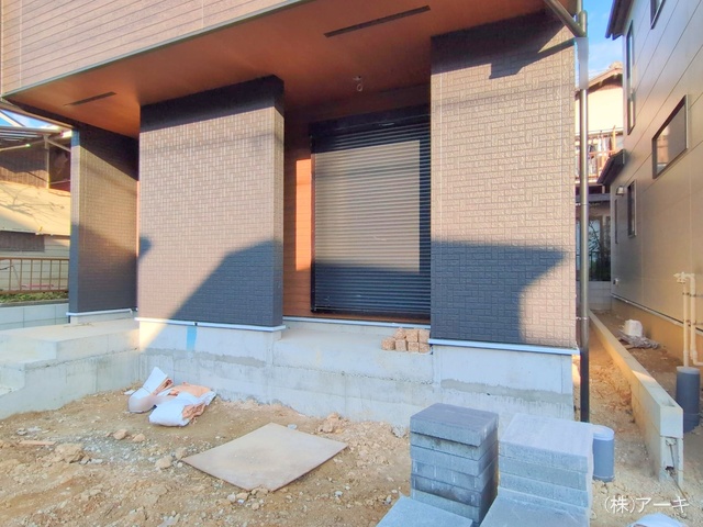 愛知県知多市八幡字深山口の新築戸建て外構写真 2025年11月30日撮影