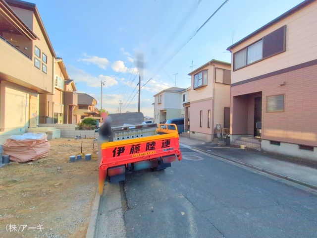 愛知県知多市八幡字深山口の新築戸建て外構写真 2025年11月30日撮影