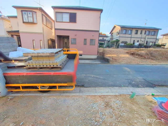 愛知県知多市八幡字深山口の新築戸建て外構写真 2025年11月30日撮影