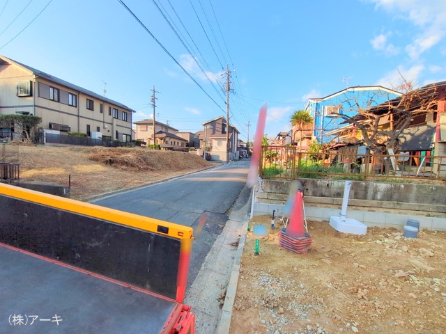 愛知県知多市八幡字深山口の新築戸建て外構写真 2025年11月30日撮影