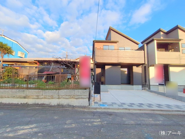 愛知県知多市八幡字深山口の新築戸建て完成写真 2025年12月22日撮影