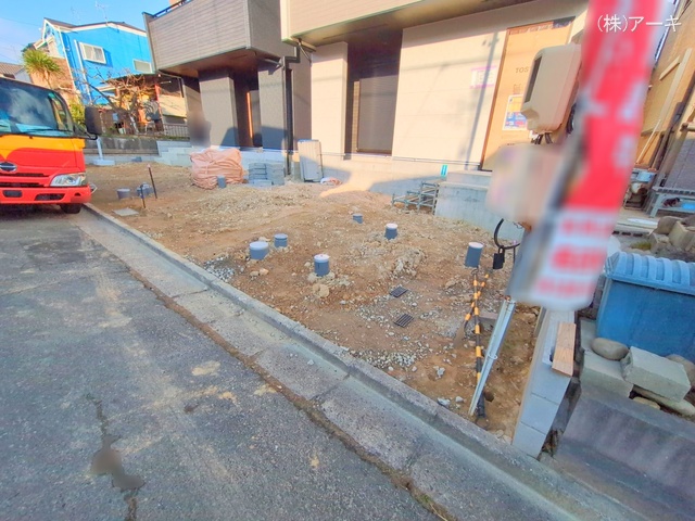 愛知県知多市八幡字深山口の新築戸建て外構写真 2025年11月30日撮影