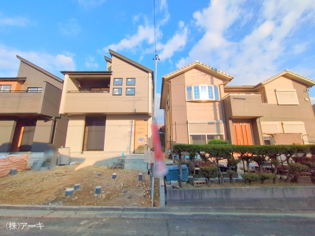 愛知県知多市八幡字深山口の新築戸建て外構写真 2025年11月30日撮影