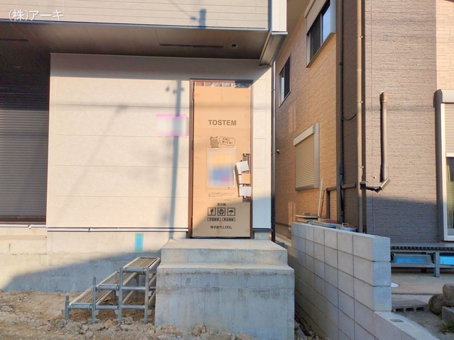 愛知県知多市八幡字深山口の新築戸建て外構写真 2025年11月30日撮影