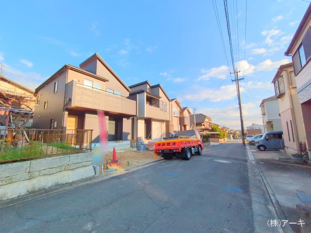 愛知県知多市八幡字深山口の新築戸建て外構写真 2025年11月30日撮影