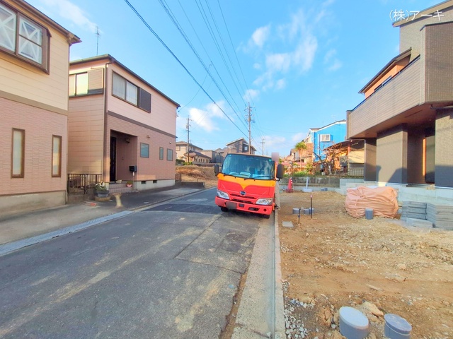 愛知県知多市八幡字深山口の新築戸建て外構写真 2025年11月30日撮影