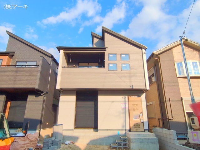 愛知県知多市八幡字深山口の新築戸建て外構写真 2025年11月30日撮影