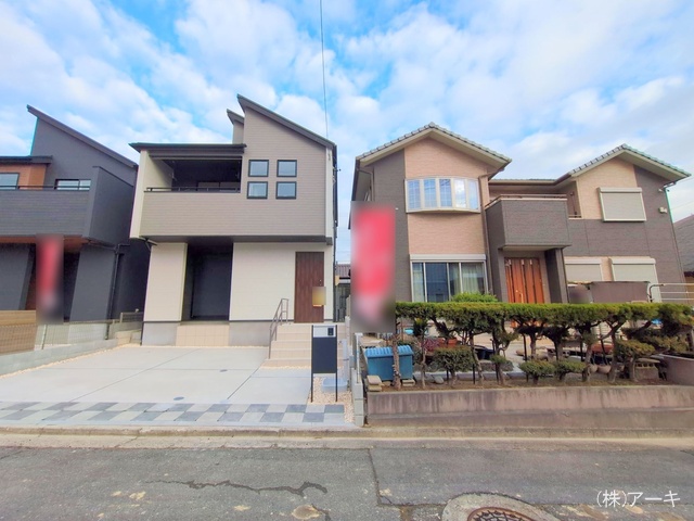 愛知県知多市八幡字深山口の新築戸建て完成写真 2025年12月22日撮影