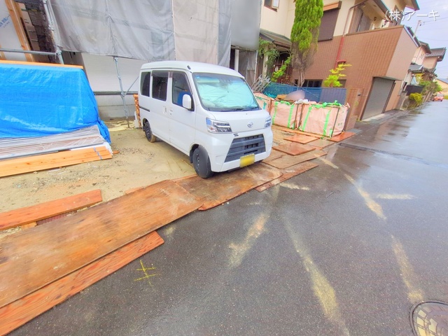 愛知県東海市荒尾町細高根の新築戸建てシート写真 2025年9月11日撮影