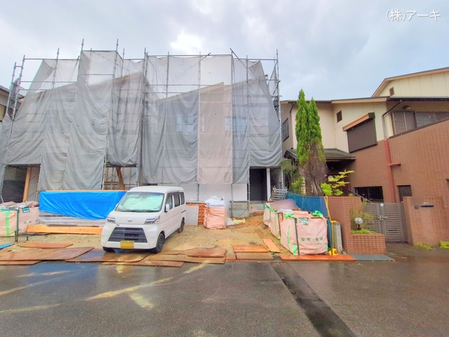 愛知県東海市荒尾町細高根の新築戸建てシート写真 2025年9月11日撮影