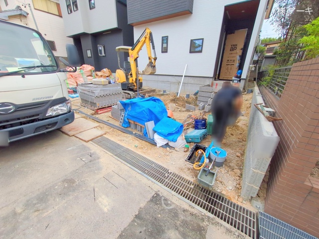 愛知県東海市荒尾町細高根の新築戸建て外構写真 2025年10月2日撮影