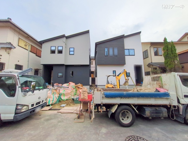 愛知県東海市荒尾町細高根の新築戸建て外構写真 2025年10月2日撮影