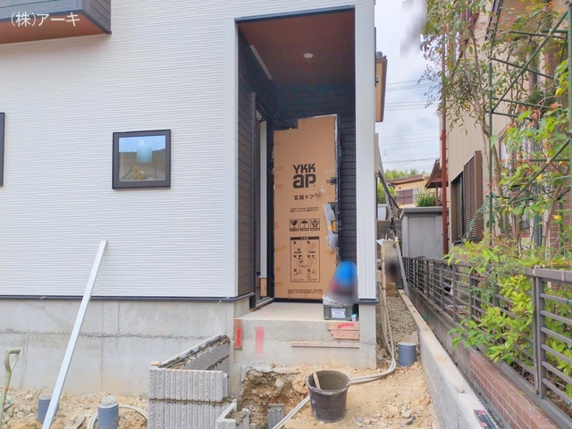 愛知県東海市荒尾町細高根の新築戸建て外構写真 2025年10月2日撮影