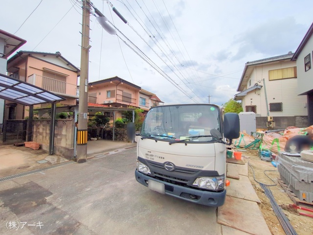 愛知県東海市荒尾町細高根の新築戸建て外構写真 2025年10月2日撮影
