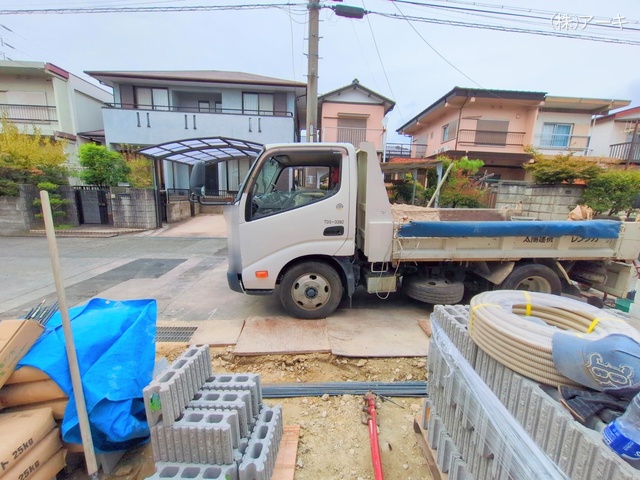 愛知県東海市荒尾町細高根の新築戸建て外構写真 2025年10月2日撮影