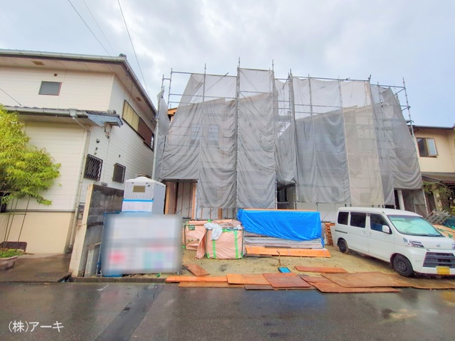 愛知県東海市荒尾町細高根の新築戸建てシート写真 2025年9月11日撮影